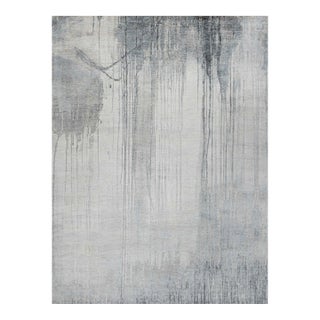 Handmade Wool Pile Modern Design Rug. 9' X 12' For Sale