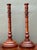 Vintage Turned Wood Candlesticks - A Pair For Sale - Image 4 of 12