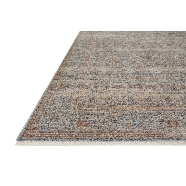 Transitional Angela Rose x Loloi Blake Rug Ocean / Mocha 2'-7" x 8'-0" Runner Rug For Sale - Image 3 of 8