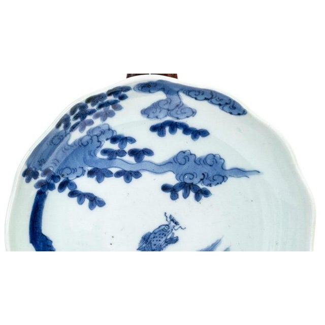 Antique 19th Century Chinese Blue and White Porcelain Qilin Dishes - A Pair For Sale In Portland, ME - Image 6 of 13