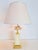 Cream Regency Fruit Bowl Table Lamps in Brass and Crystal from Maison Le Dauphin, 1970s, Set of 2 For Sale - Image 8 of 13