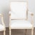 Pair, White Swedish Gustavian Armchairs, 19th Century For Sale - Image 9 of 18