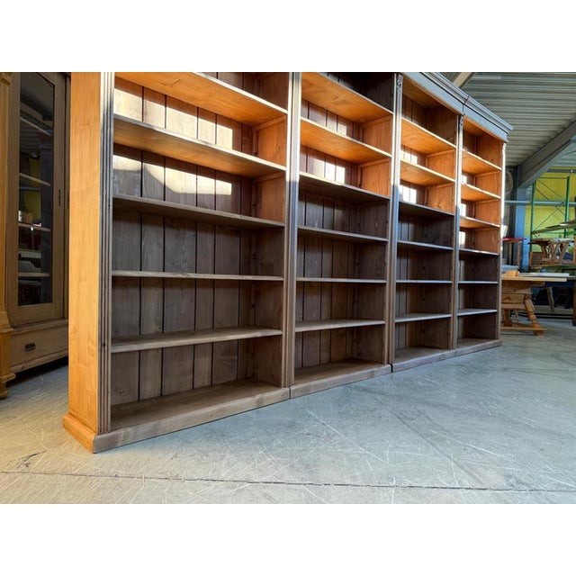 Large Bookcase in Spruce Wood For Sale - Image 18 of 18