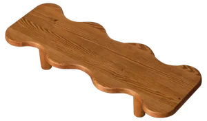 Crocodile Low Table by Atelier Thomas Serruys