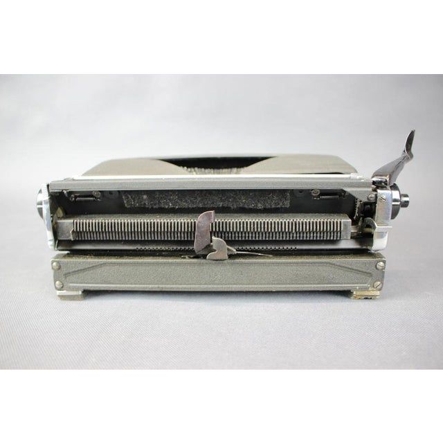 Vintage Calanda Typewriter in Metal, 1950s For Sale - Image 10 of 13