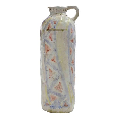 Sirio Pellegrini, Jug Sculpture in Painted Terracotta, 1960s, Terracotta For Sale