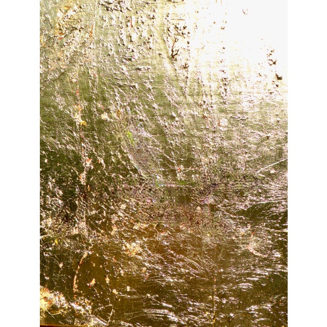 2020s Gold Leaf Contemporary Painting "Gold" by Martha Holden For Sale - Image 5 of 6