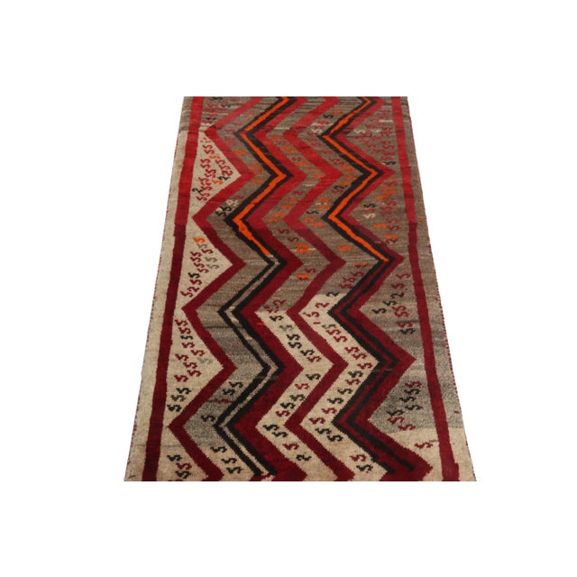 A vintage 2x4 Persian Gabbeh rug, from a grand entry to Rug & Kilim’s curation of rare tribal pieces. Hand-knotted in wool...