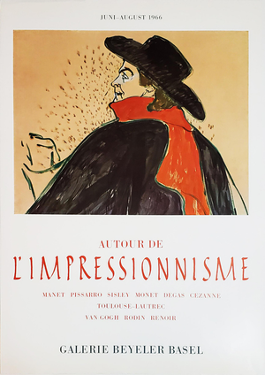 Henri de Toulouse-Lautrec, Impressionism, 1966, Original Poster