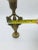 Metal Vintage Brass Winged Victory Figure Candle Holder For Sale - Image 7 of 9