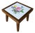 Vintage Mini Flower Table with Tile Motif, 1960s For Sale