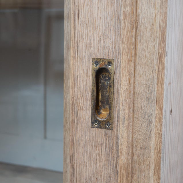 Early 20th Century Oak Bookcase with Sliding Doors For Sale - Image 11 of 14