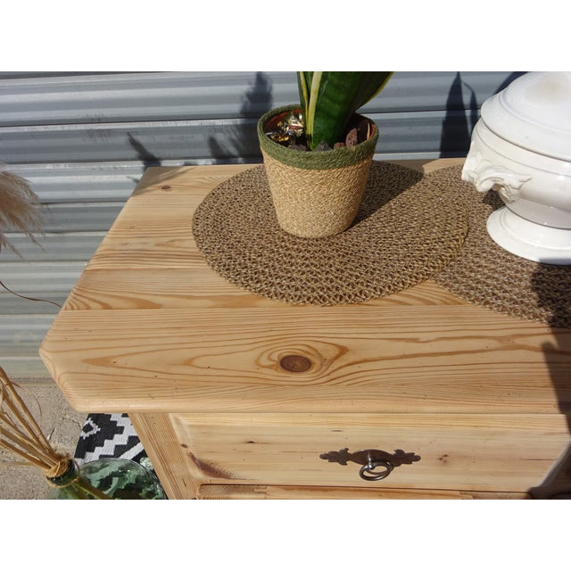 Natural Pine Sideboard, 1980s For Sale - Image 6 of 18