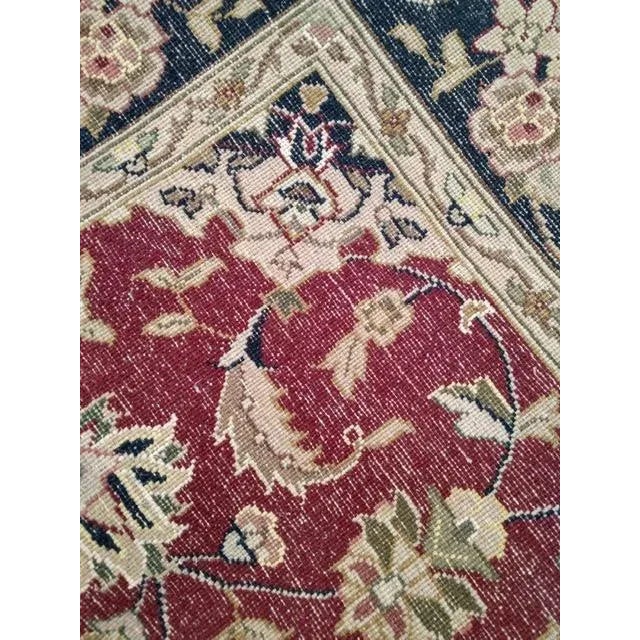Sino Persian Tabriz Runner - 2'6" X 12' For Sale - Image 4 of 6