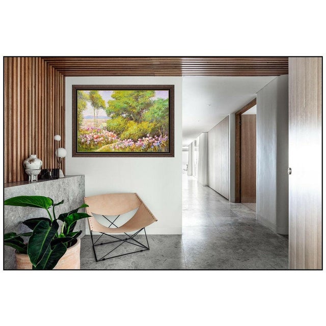 Impressionist Late 20th Century Flower Field, Charles Zhan For Sale - Image 3 of 5
