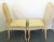 1990s Vintage Italian Wheat Sheath Chairs in the Style of Serge Roche- a Pair For Sale - Image 5 of 12
