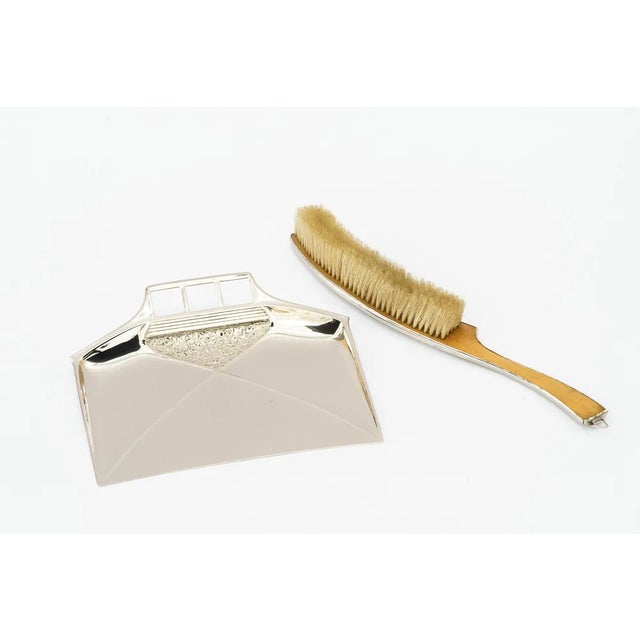 Art Deco Silvered Broom and Shovel from WMF, Germany ,1920s, Set of 2 For Sale - Image 3 of 7