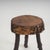 Rustic Hand-Crafted Wooden Stool, 1960s For Sale - Image 10 of 14