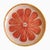 Ceramic Fruit Collection Pink Grapefruit Plates by Federica Massimi, Set of 4 For Sale - Image 7 of 7