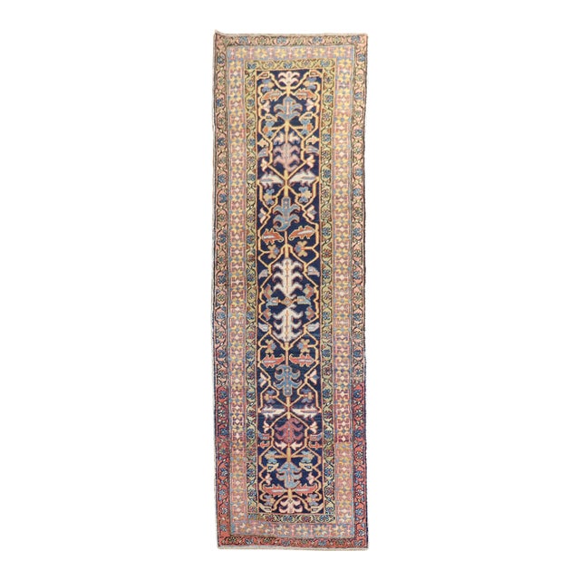 Antique Persian Heriz Runner For Sale