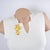 Contemporary Edouard Rambaud Gilded Metal Cross Brooch For Sale - Image 3 of 10