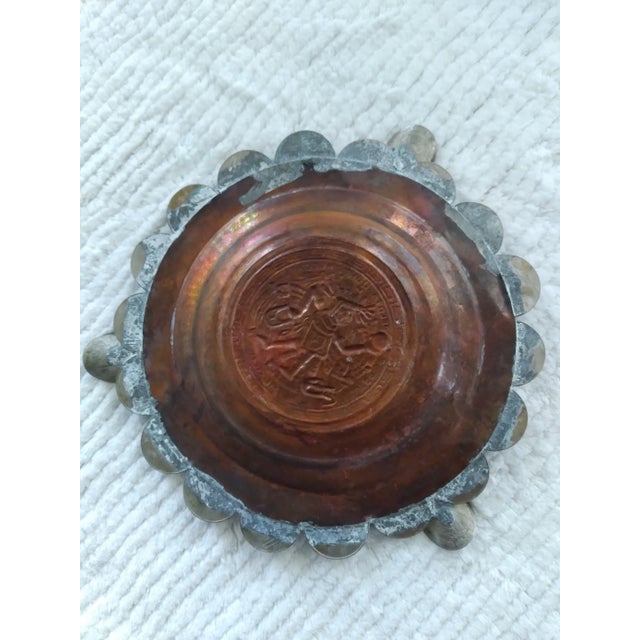1970's 20 Centavos Mexican Coin Ashtray For Sale - Image 4 of 7