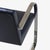 Metal Brno Navy Leather Flat-Bar Chairs - Set of 6 For Sale - Image 7 of 10
