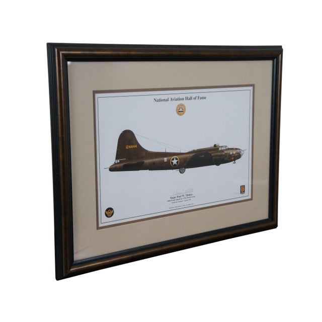 National Aviation Hall of Fame Limited Edition Print Series, signed numbered and professionally framed Major Paul W....