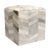 Textile Pasargad Home Galaxy Cowhide Square Pouf For Sale - Image 7 of 7