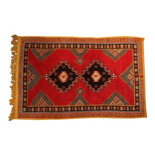 Vintage Tribal African Rug, Morocco 1960s For Sale