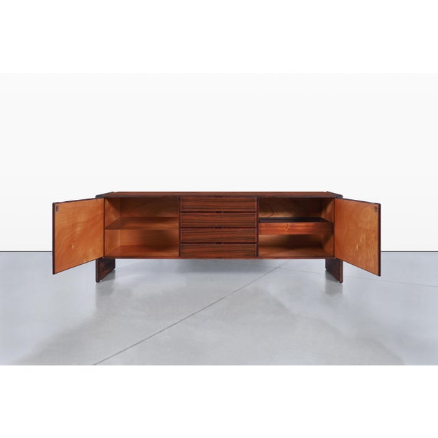 Danish Modern Brazilian Rosewood Credenza by Dyrlund For Sale - Image 10 of 15