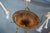Early 20th Century Antique Victorian Brass Ruffled Glass 4 Light Parlor Pendant Light Chandelier For Sale - Image 5 of 13