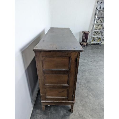 Vintage Oak Sideboard with Central Drawers, 1940s For Sale - Image 6 of 7