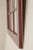 Country Farmhouse Style Red Painted Faux Window Wall Mirror For Sale - Image 4 of 12