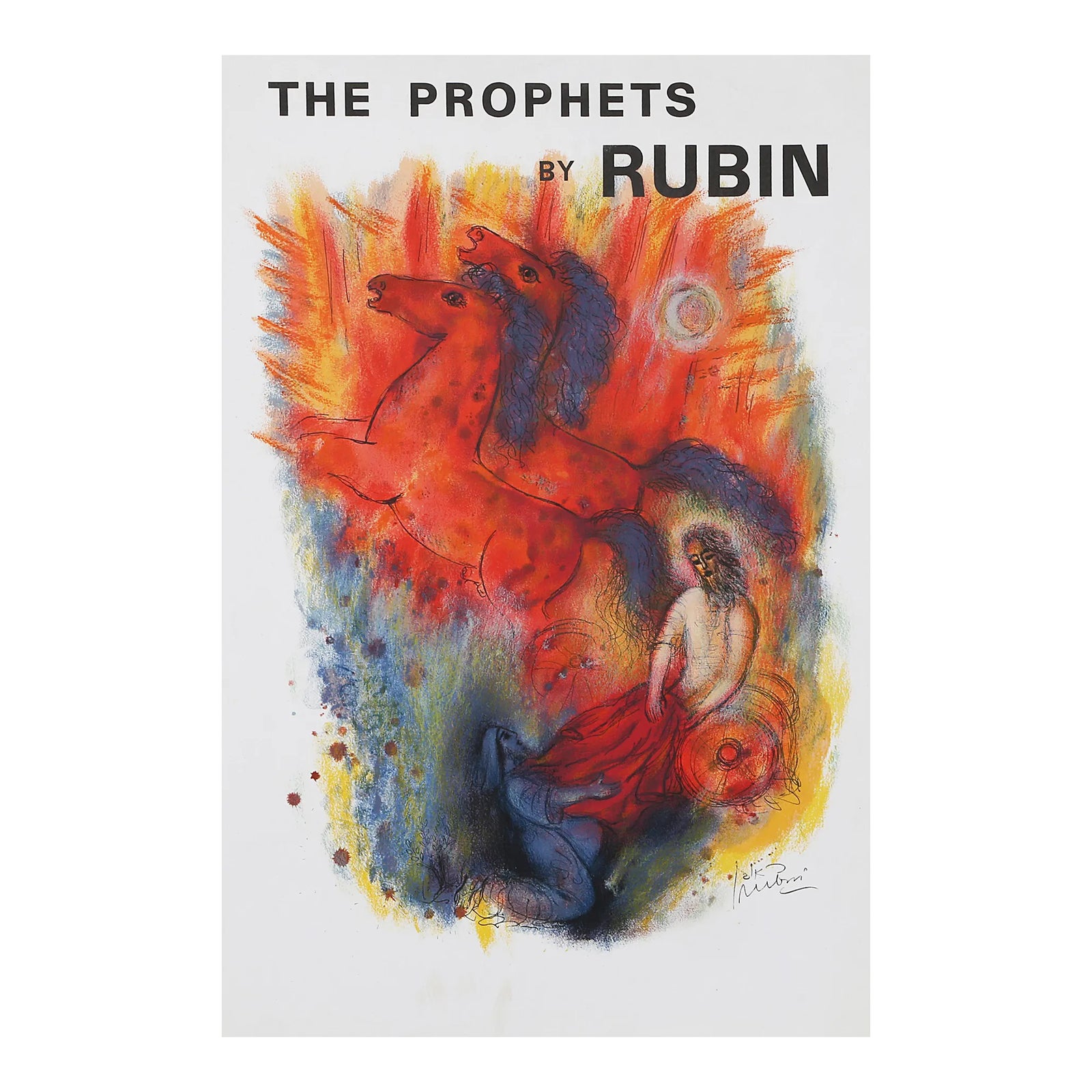The Prophets, Reuven Rubin Poster | Chairish