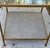 Hollywood Regency Lillian August 'Anton' Aged Brass and Shagreen Side Table For Sale - Image 3 of 17