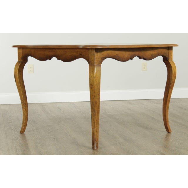 French Country Style Quality Square Walnut Dining Table | Chairish