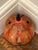 2000 - 2009 Vintage Metal Pumpkin Head Lantern on Wooden Pole For Sale - Image 5 of 12