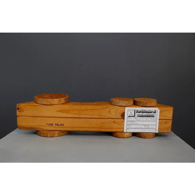 Brown Futurist Wood Sculpture by Urano Palma, 1950s For Sale - Image 8 of 10