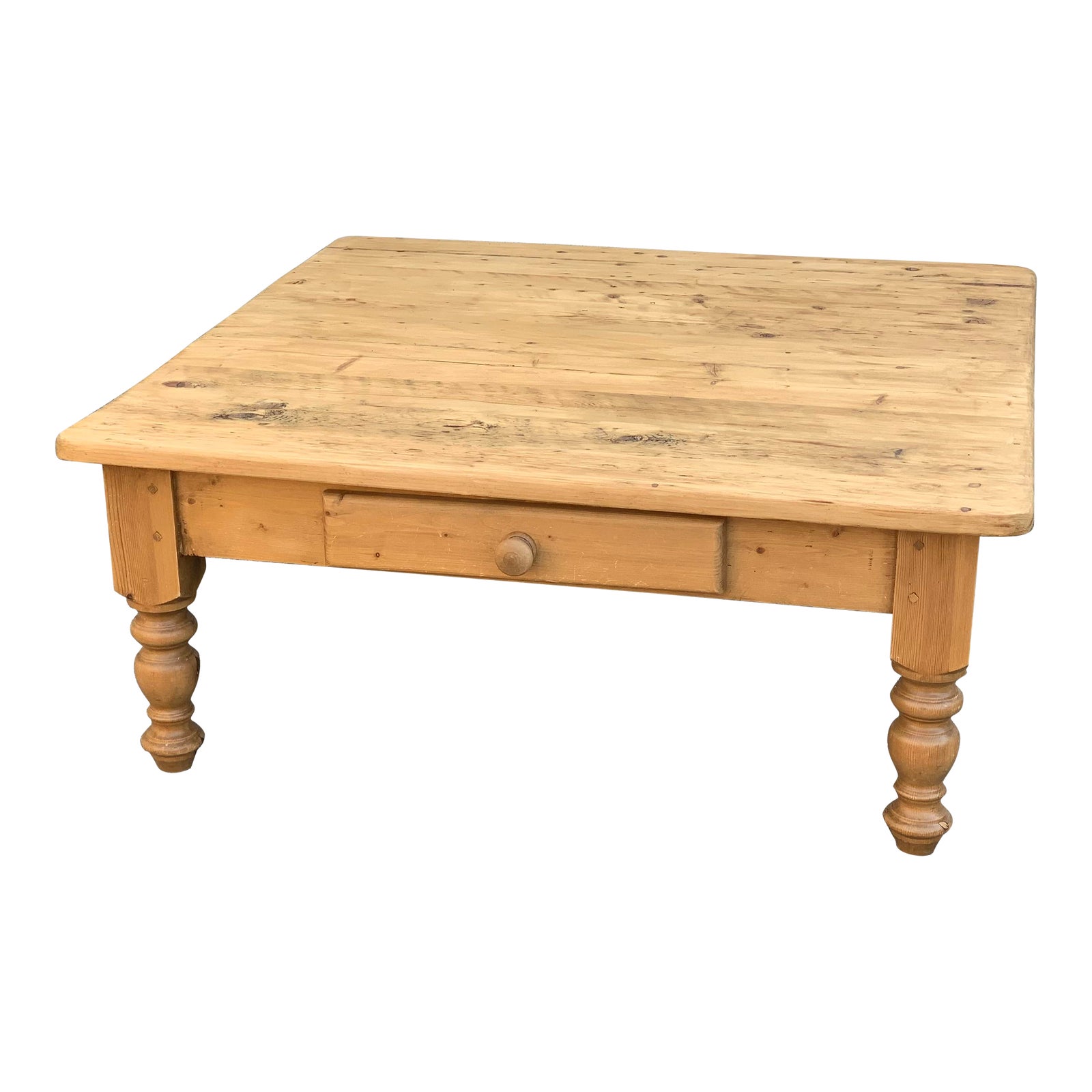 Early 20th Century English Pine Coffee Table Chairish