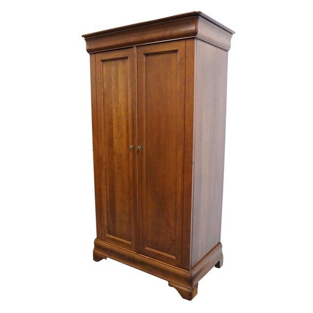 DURHAM FURNITURE Chambord Collection Solid Cherry Contemporary Traditional Style 41" Armoire 975-160 76" High 41.25" Wide...