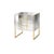 Not Yet Made - Made To Order Mirrored Nightstands with Brass Sled Base from Justfurnituress SRL, 2026, Set of 2 For Sale - Image 5 of 11