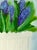 Shabby Chic Blue Hyacinth Flowers No. 1 Contemporay Painitng Susan Havens For Sale - Image 3 of 4