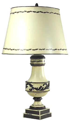 Italian Tole Table Lamp, 1940s