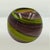 1960s Mid-Century Modern Spherical Murano Art Glass Vase With Swirling Ribbon Accents, 1960s For Sale - Image 5 of 8