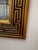 Gold Pair of Vintage Traditional Neoclassical Greek Key Gold Finish Accent Wall Mirrors For Sale - Image 8 of 12