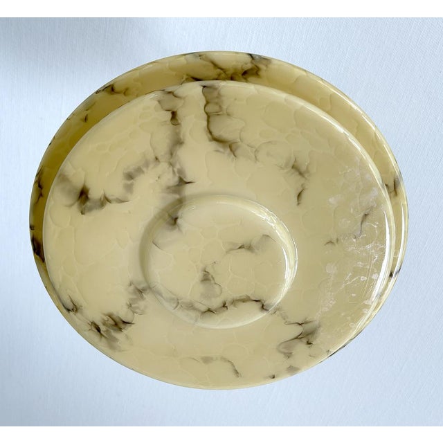 Art Deco Pendant Light in Amber Uranium Glass, 1930s For Sale - Image 15 of 18