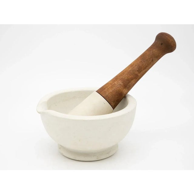 French French Early 20th Century Mortar and Pestle For Sale - Image 3 of 9