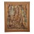 1963 Sitting Buddha Painting on Silk Burlap, Framed, Fukazen & Co For Sale