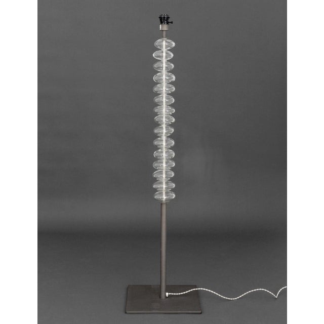 Late 20th Century Massaud X Poltrona Frau "Fede" Floor Lamp For Sale - Image 5 of 6